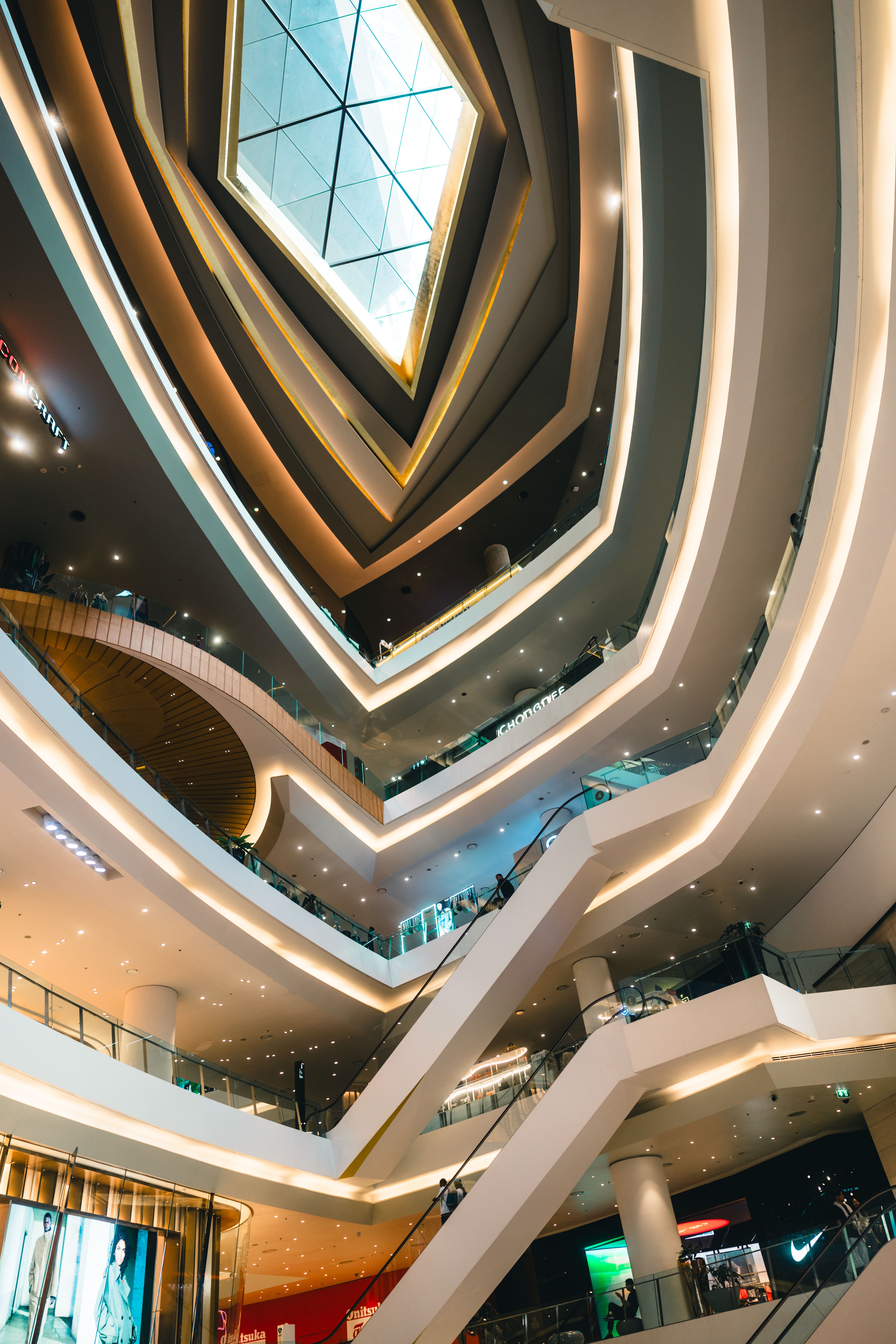 Namba Parks Unique Shopping Mall with Green Spaces