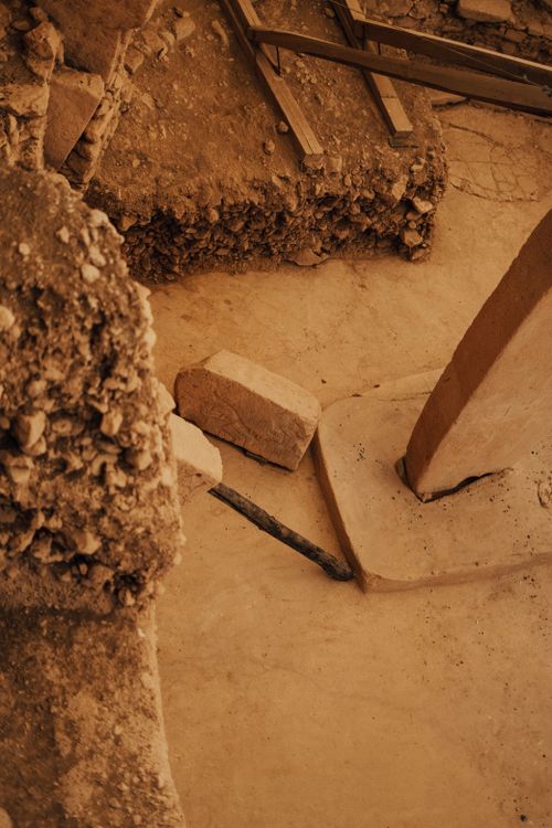 Free Explore the ancient Göbeklitepe ruins in Şanlıurfa, Turkey, showcasing a fascinating archaeological site. Stock Photo