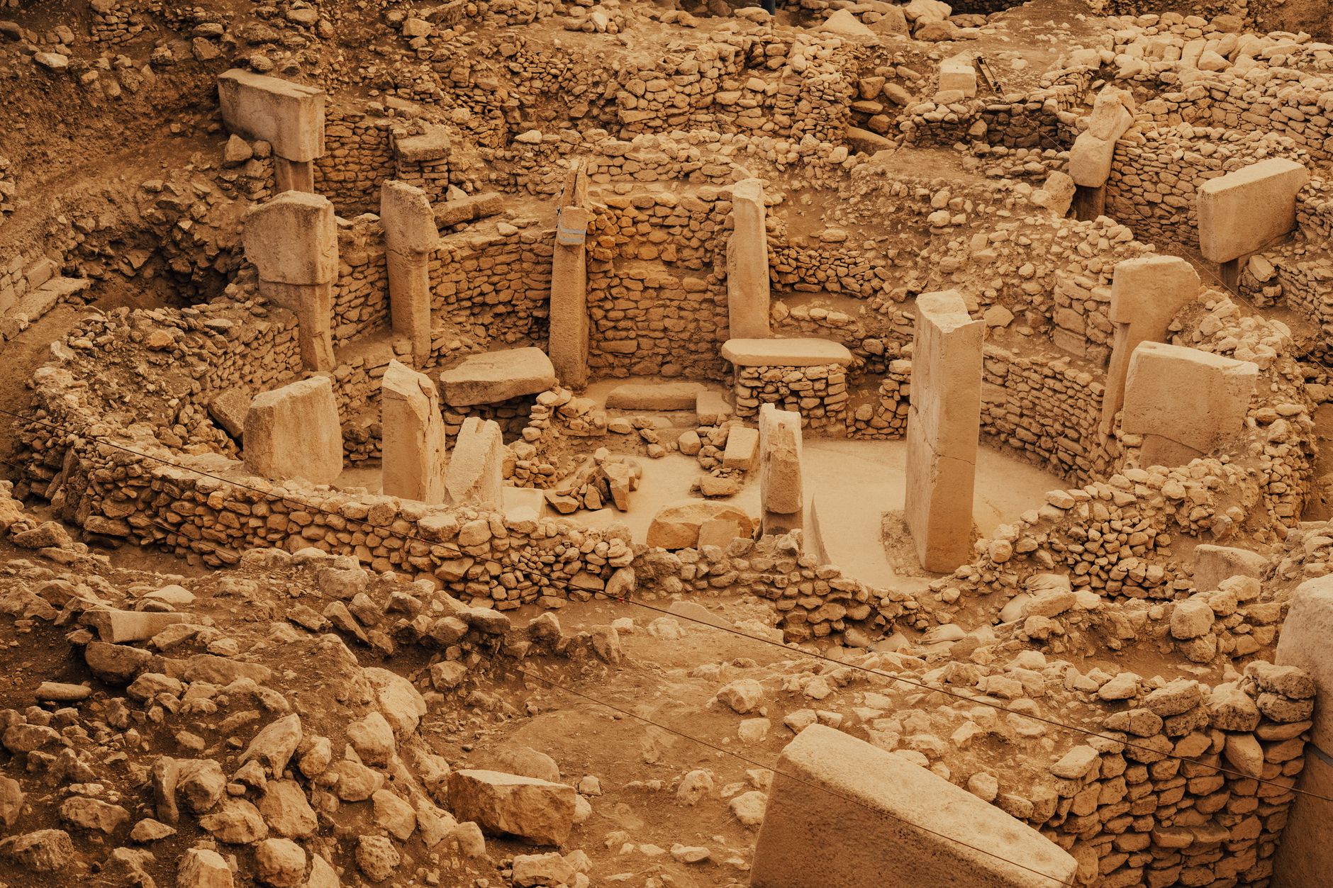Göbekli tepe stone pillars animals — Curiosidades