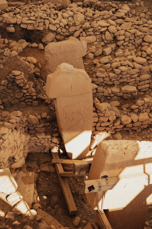 Free Explore the ancient stone monoliths of Göbeklitepe in Şanlıurfa, Turkey. Stock Photo
