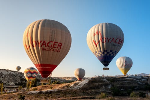 Immagine gratuita di cappadocia, palloncini voyager, tacchino