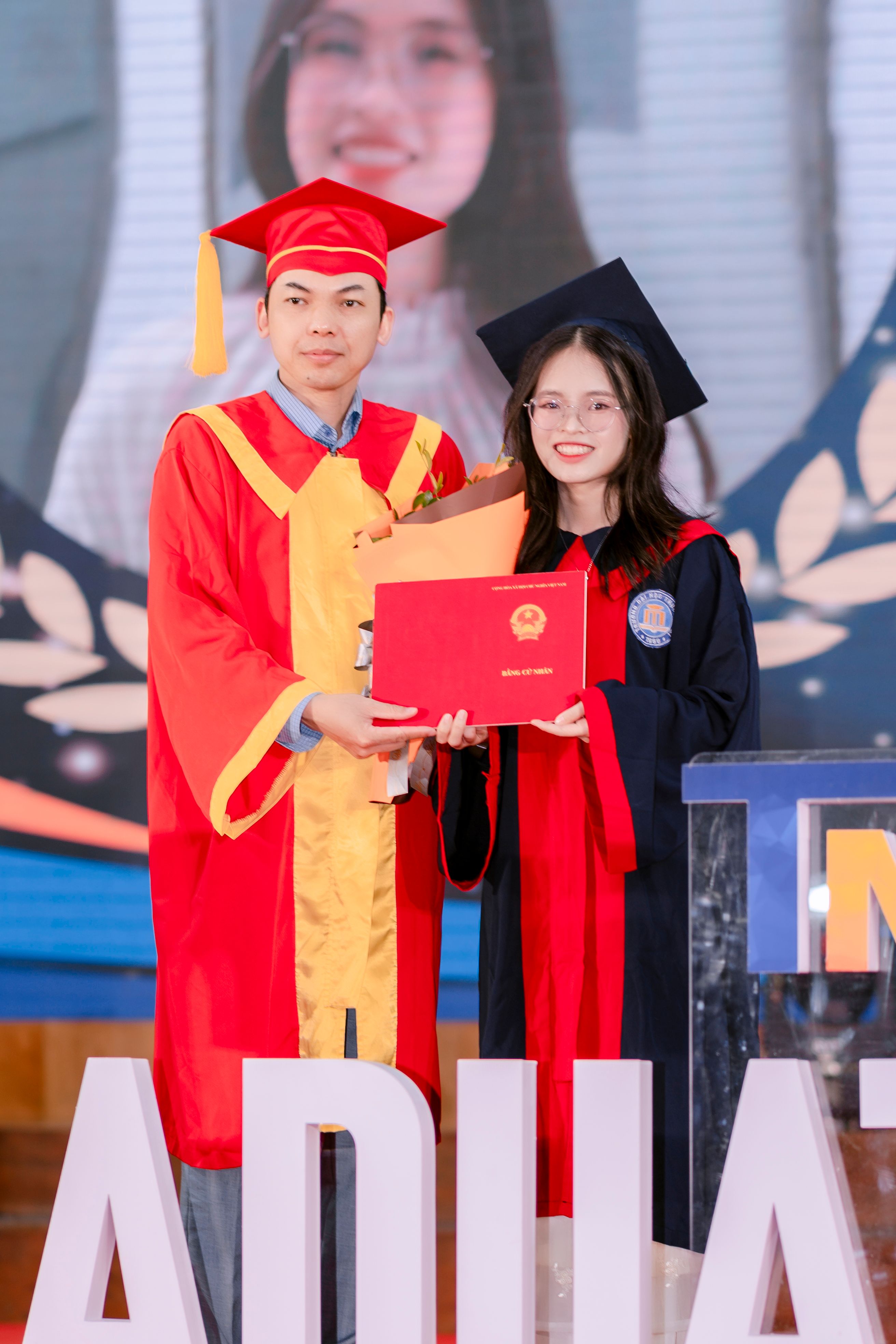 live stream graduation ceremony school website celebration with graduates on stage