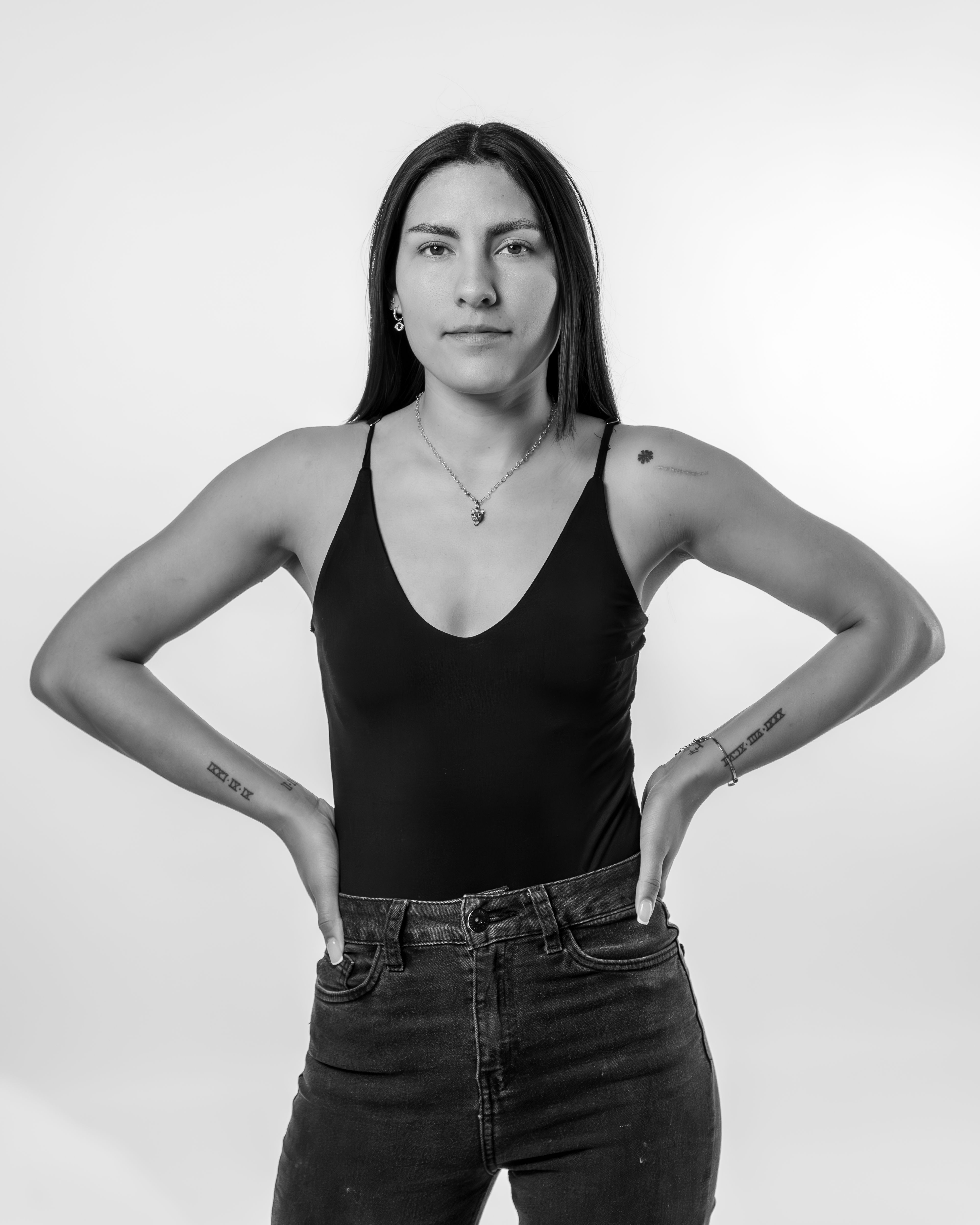 Black and White Portrait of Confident Woman · Free Stock Photo