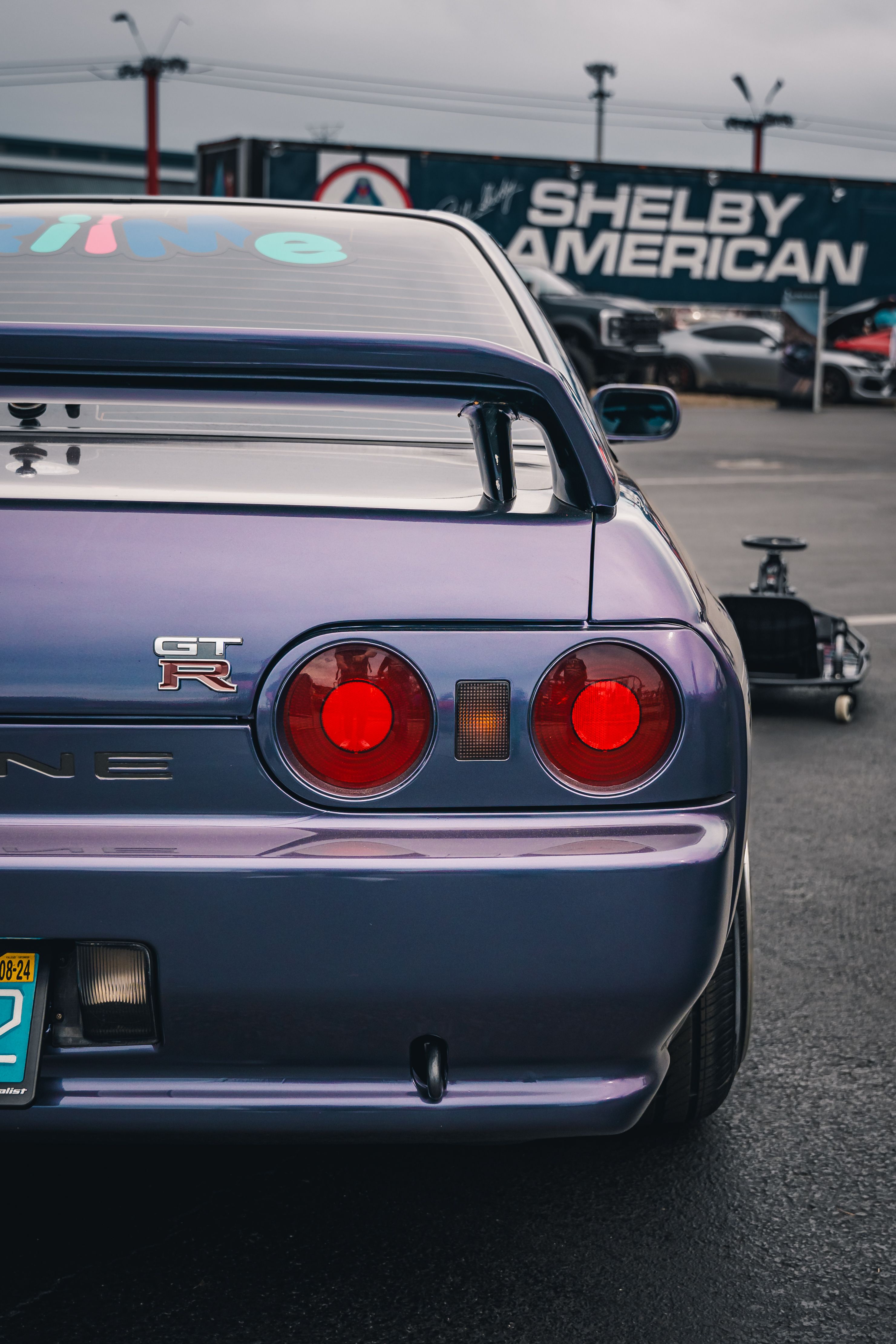 ไฟท้าย Nissan Gt R R32 แบบซูมใกล้ในแทมปา · คลังภาพถ่ายฟรี