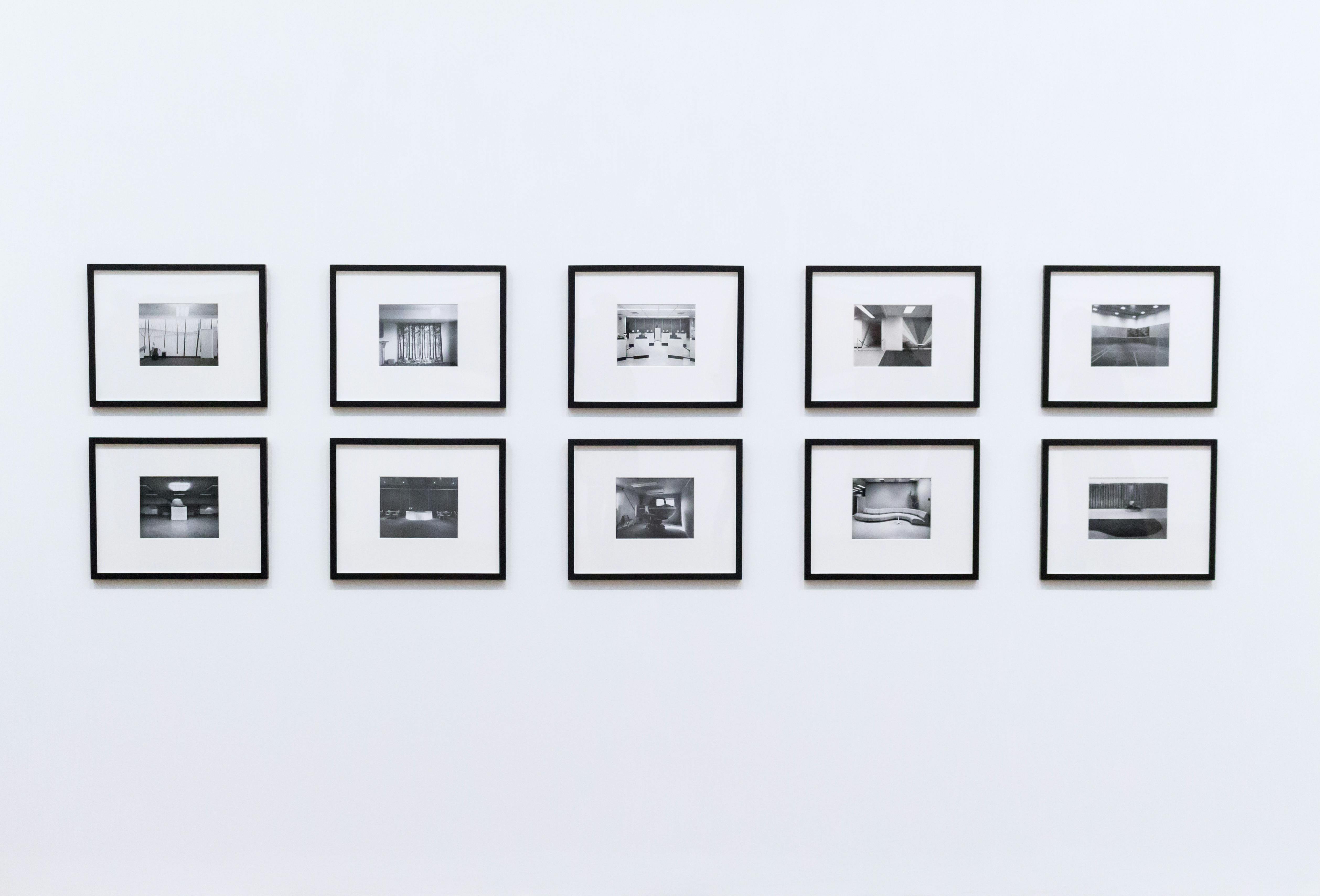 Frames on White Background · Free Stock Photo