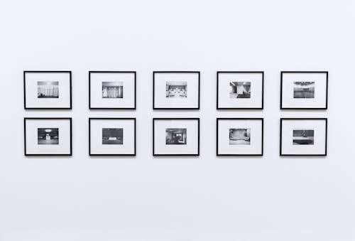 Free Frames on White Background Stock Photo