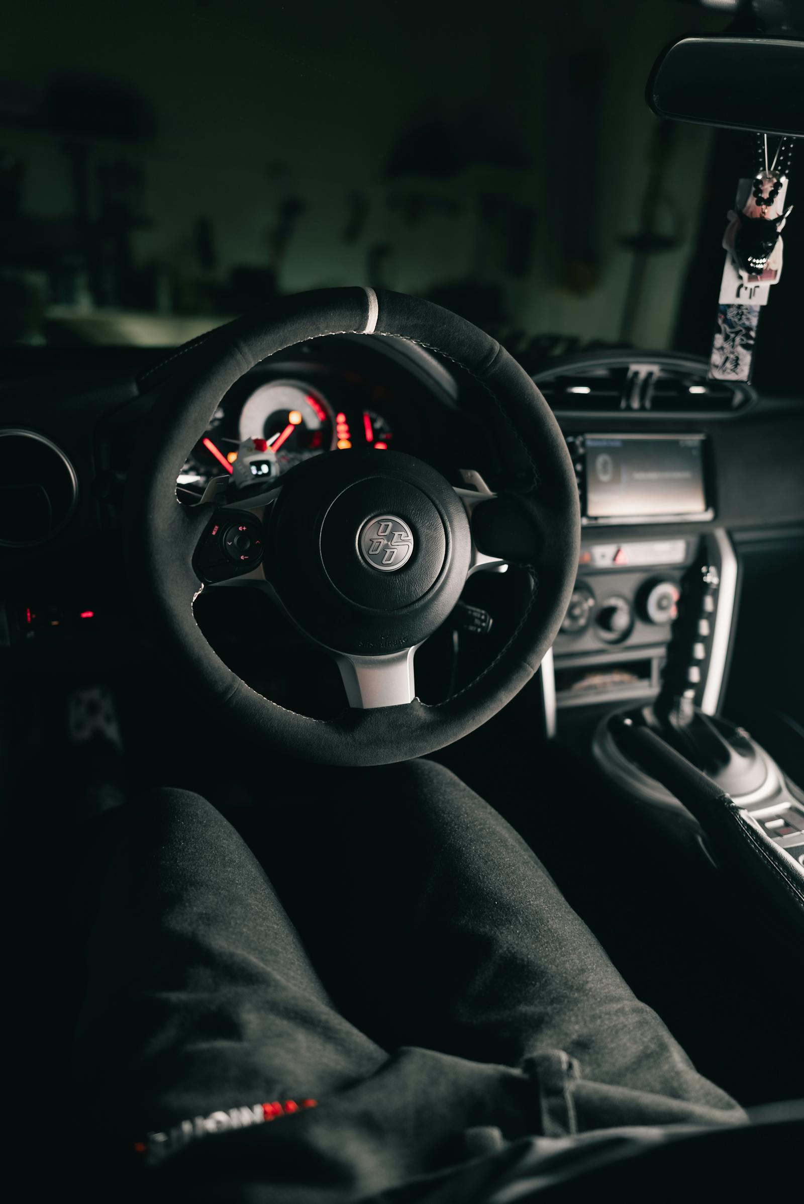 High-tech car interior