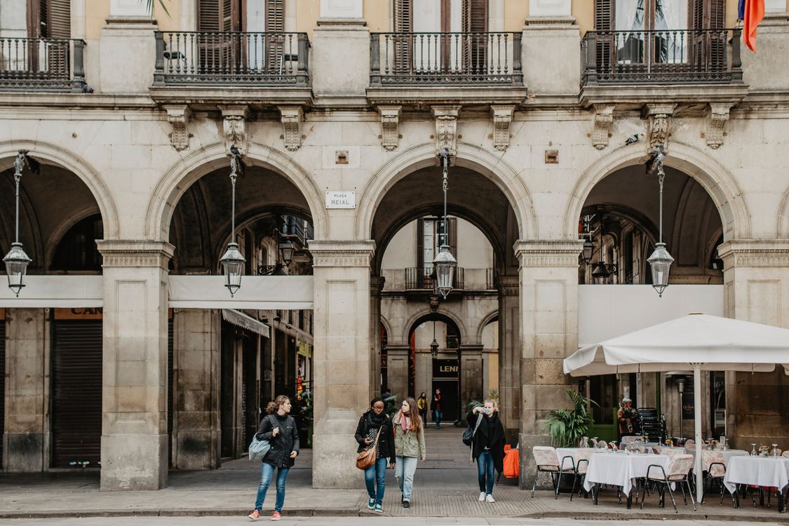 A city street in Spain