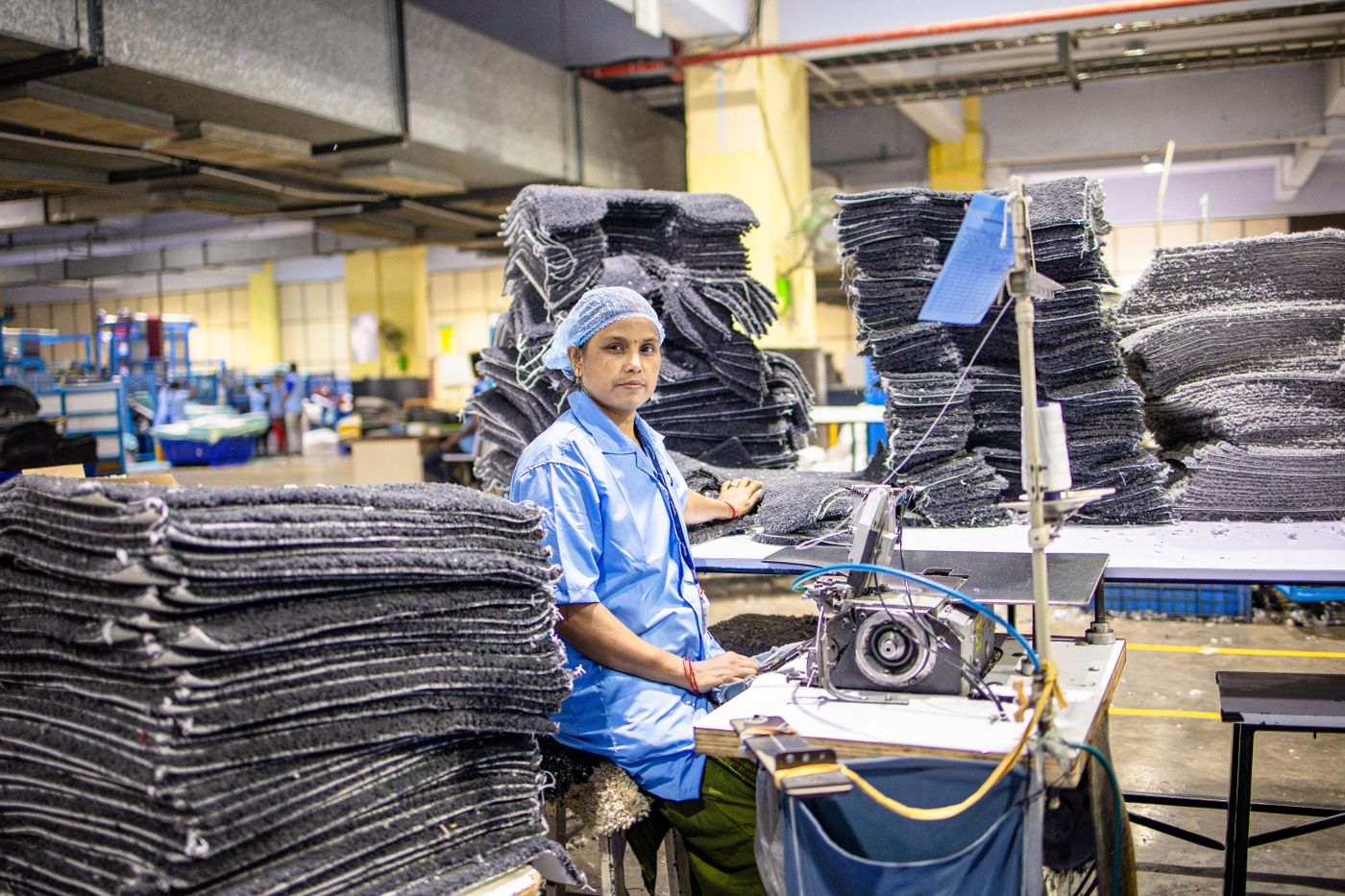 True Hub International garment factory floor in Pakistan