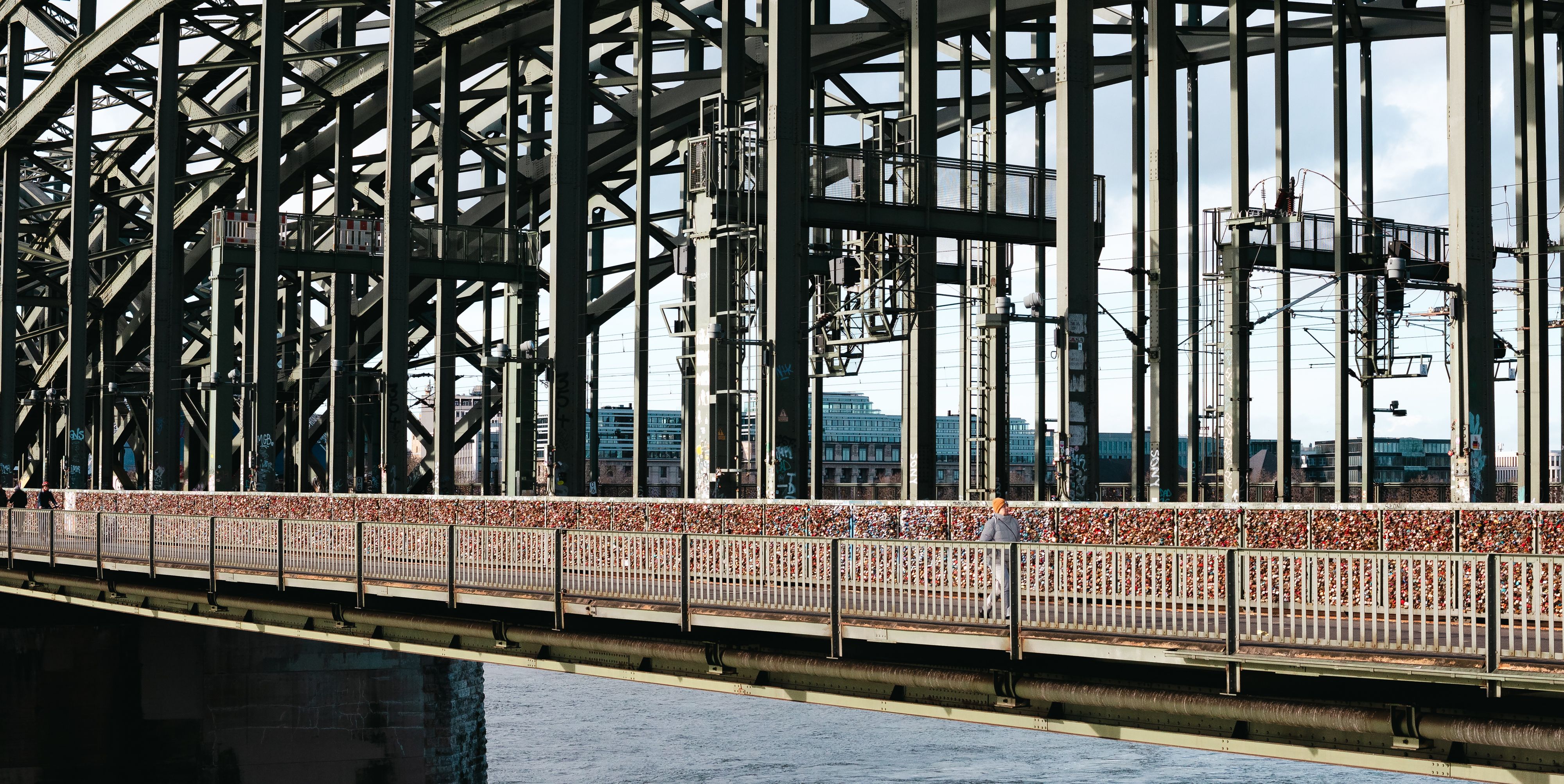 Hohenzollernbrücke i kłódki