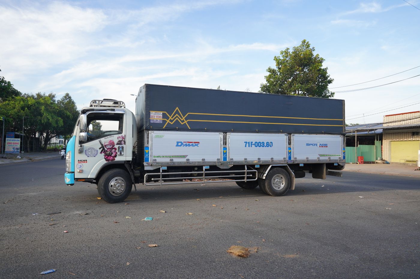 Reefer truck temperature controlled transport