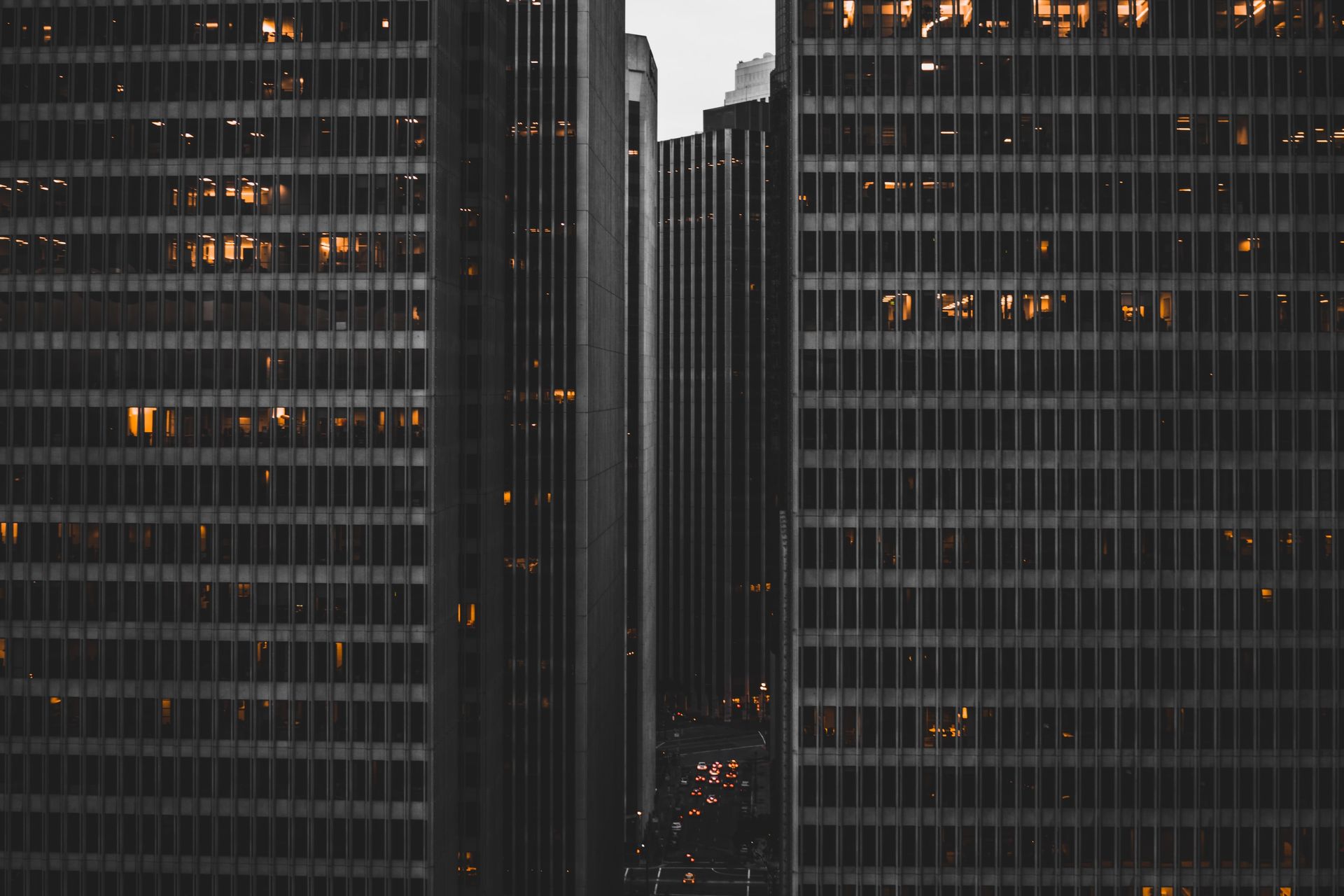 Gray High-rise Buildings