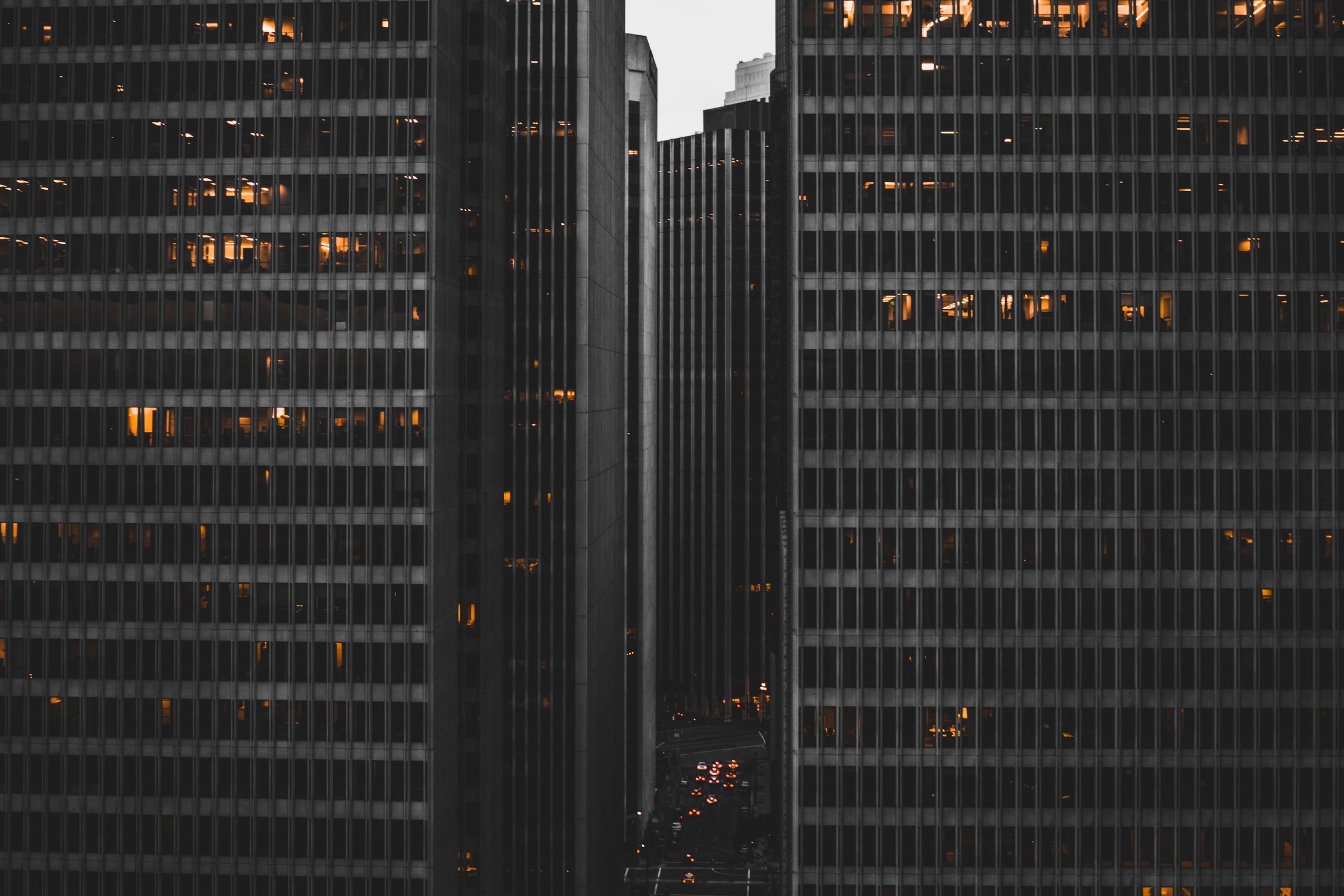 Grey High Rises Gray High-rise Buildings · Free Stock Photo