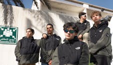 Group of Young Adults in Outdoor Apparel