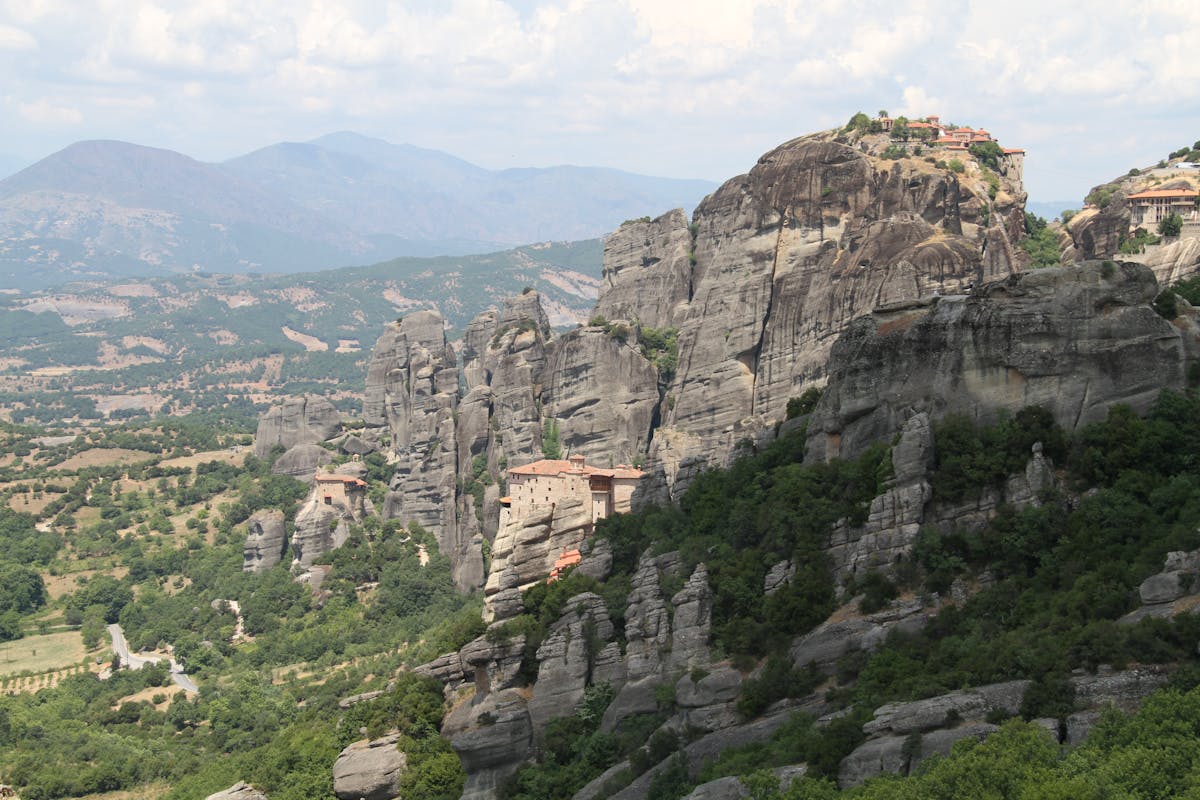 Breathtaking View of Meteora Monasteries, Greece