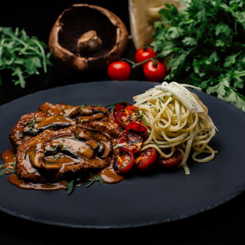 Slow Cooker Veal and Cream Sauce with Porcini