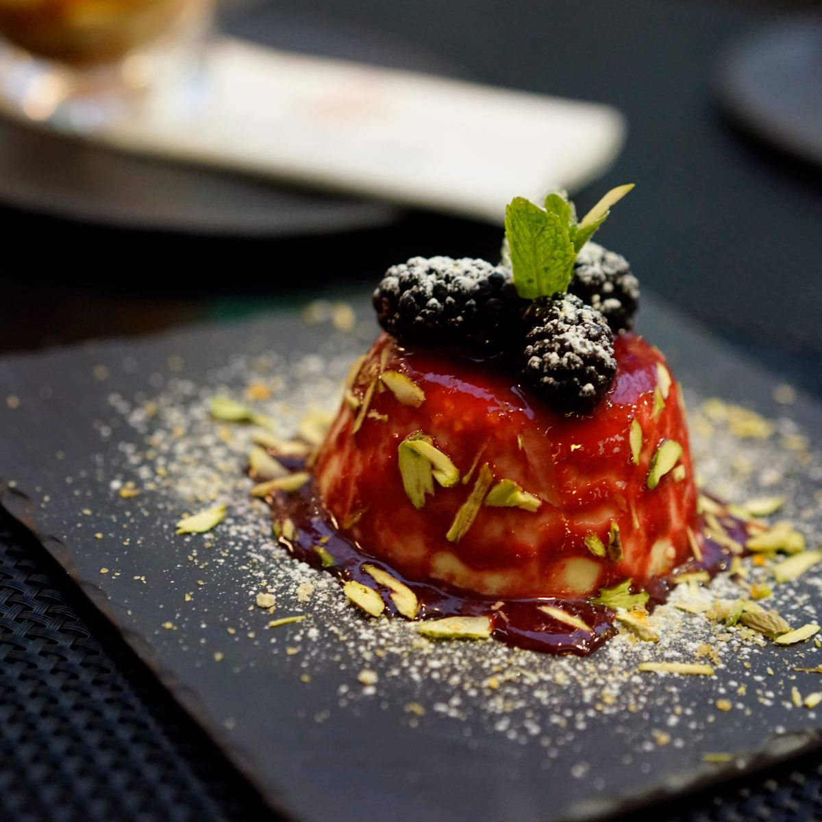 Vanilla Panna Cotta with Berries