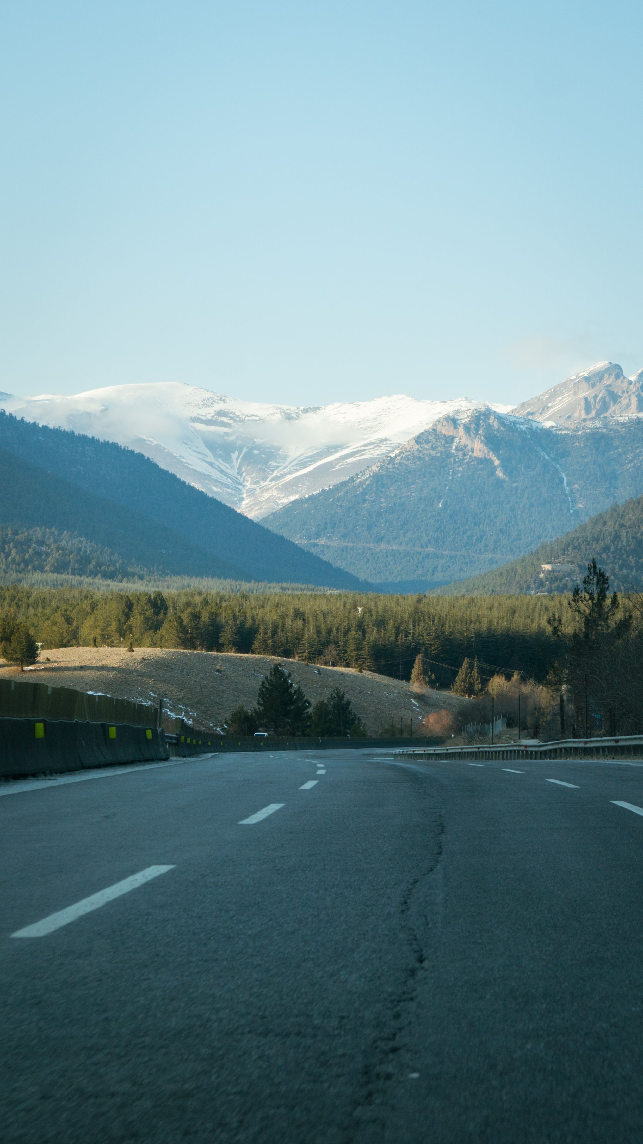 A winding road with both upward and downward arrows, symbolizing different career paths