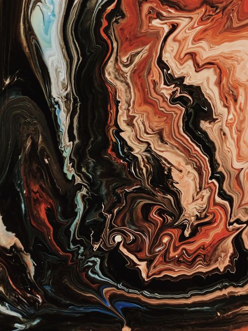 Swirled fluid-art cover image, Diana on Pexels