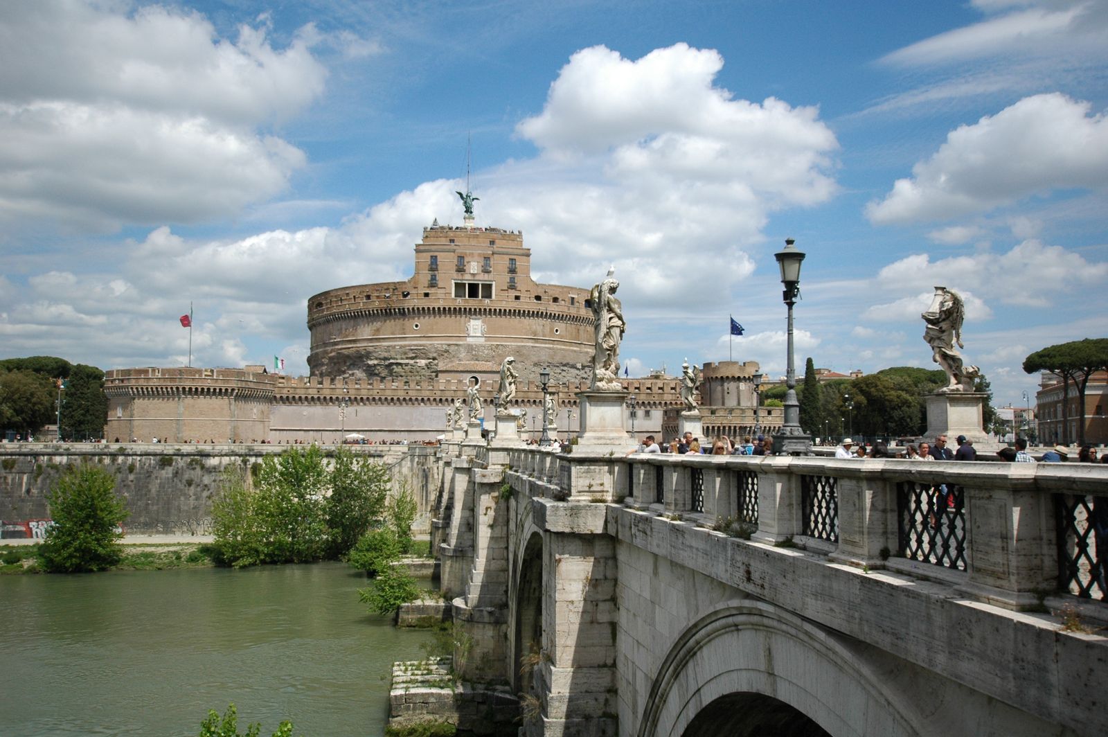 Castel Sant'Angelo and its bridge in Rome