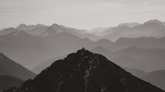Scenic Mountain View of Bavarian Alps