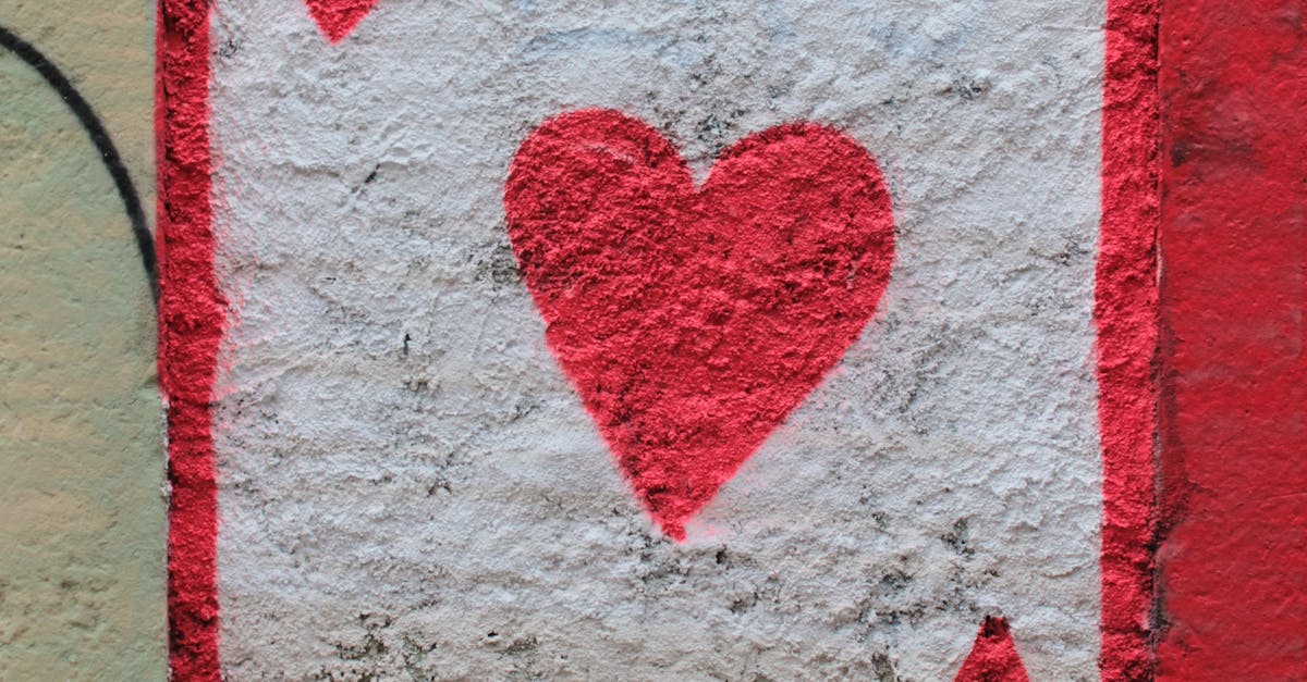 Free stock photo of ace of hearts, hearts, street art