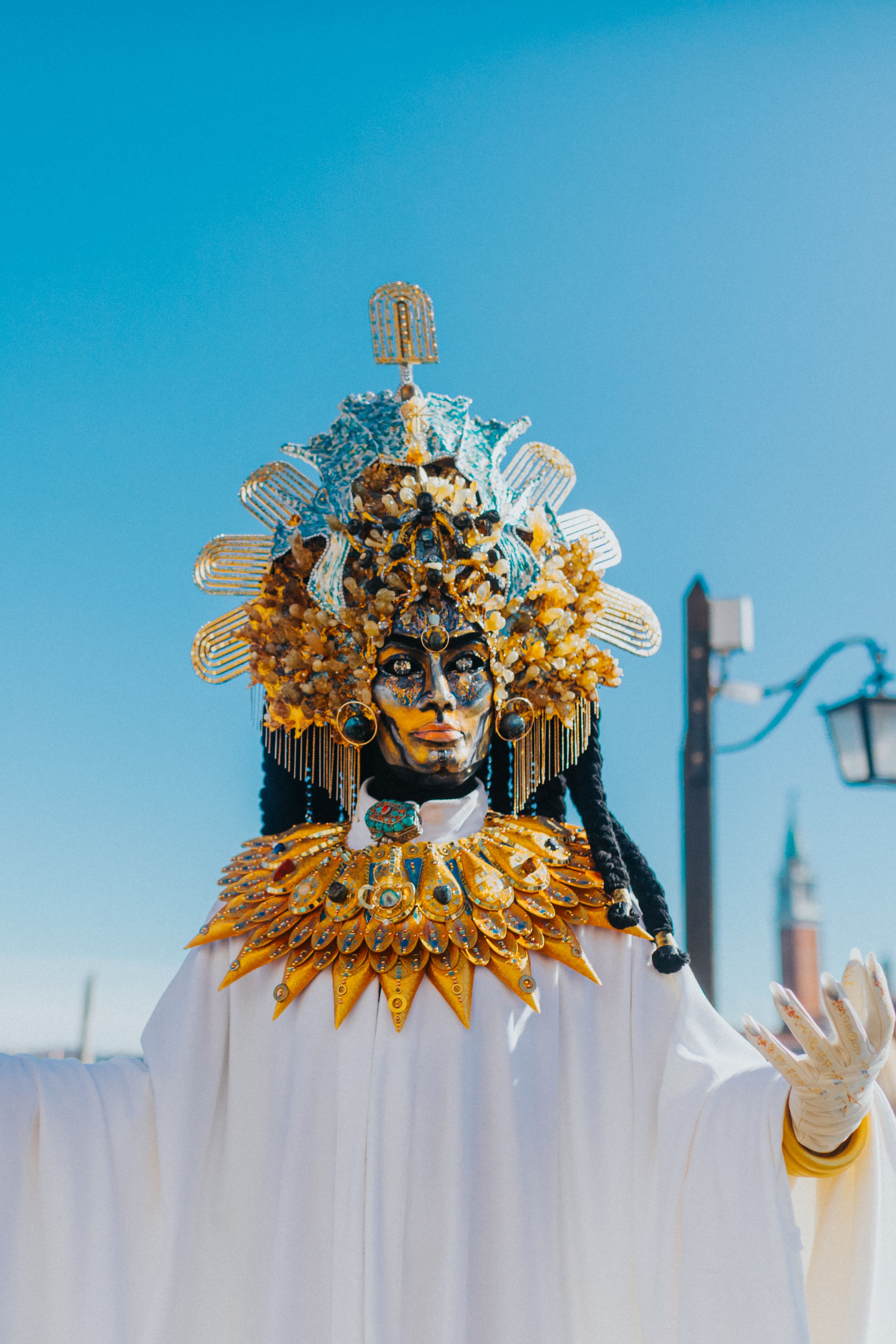 Venetian Carnival Costume in Stunning Detail · Free Stock Photo