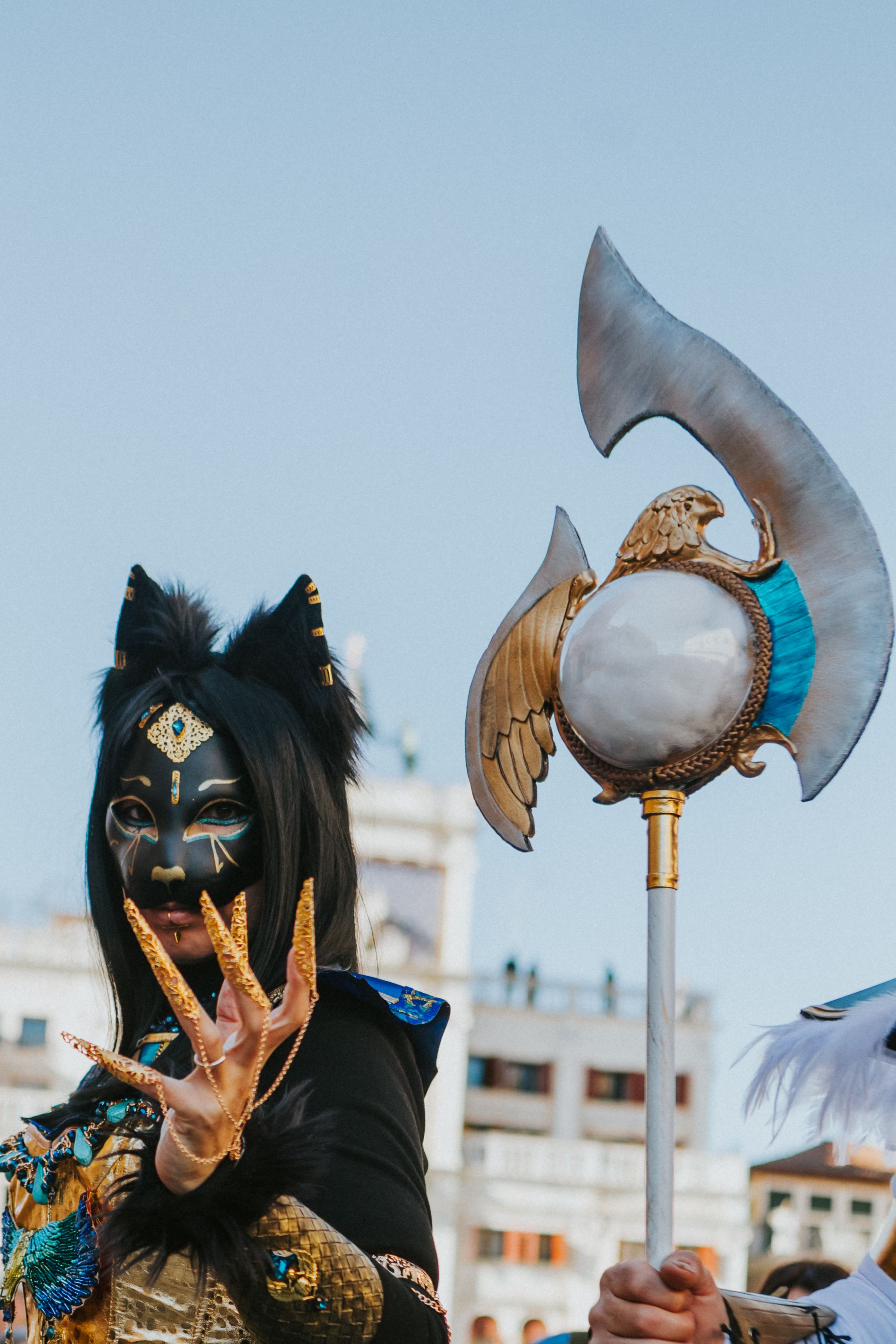 Creative Cosplay Costume at Outdoor Festival · Free Stock Photo