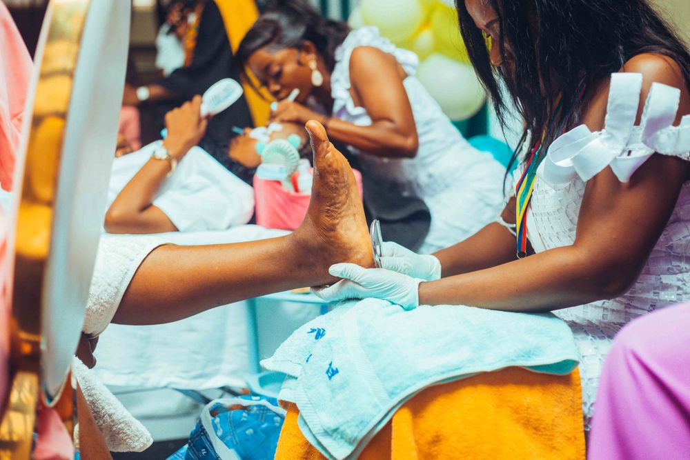 Spa pedicure treatment