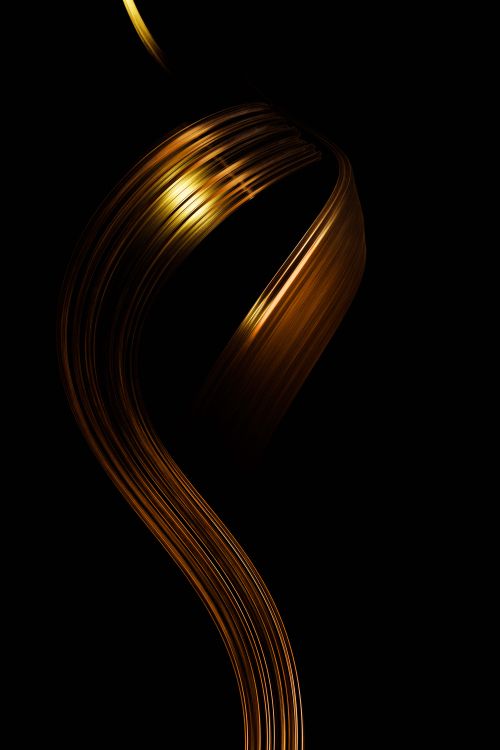 Free Abstract golden shapes  Stock Photo