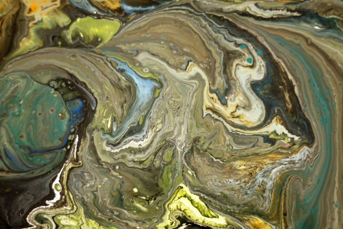 Abstract Liquid Art in Earth Tones · Free Stock Photo