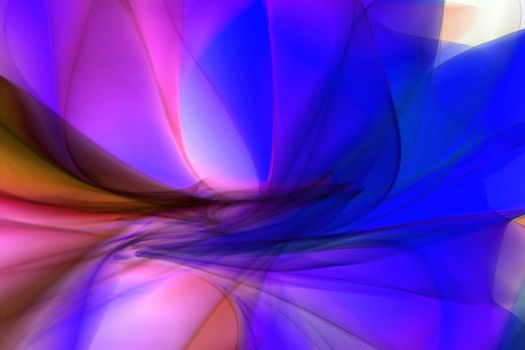 Dynamic abstract art featuring flowing pink and blue hues in a mesmerizing pattern.