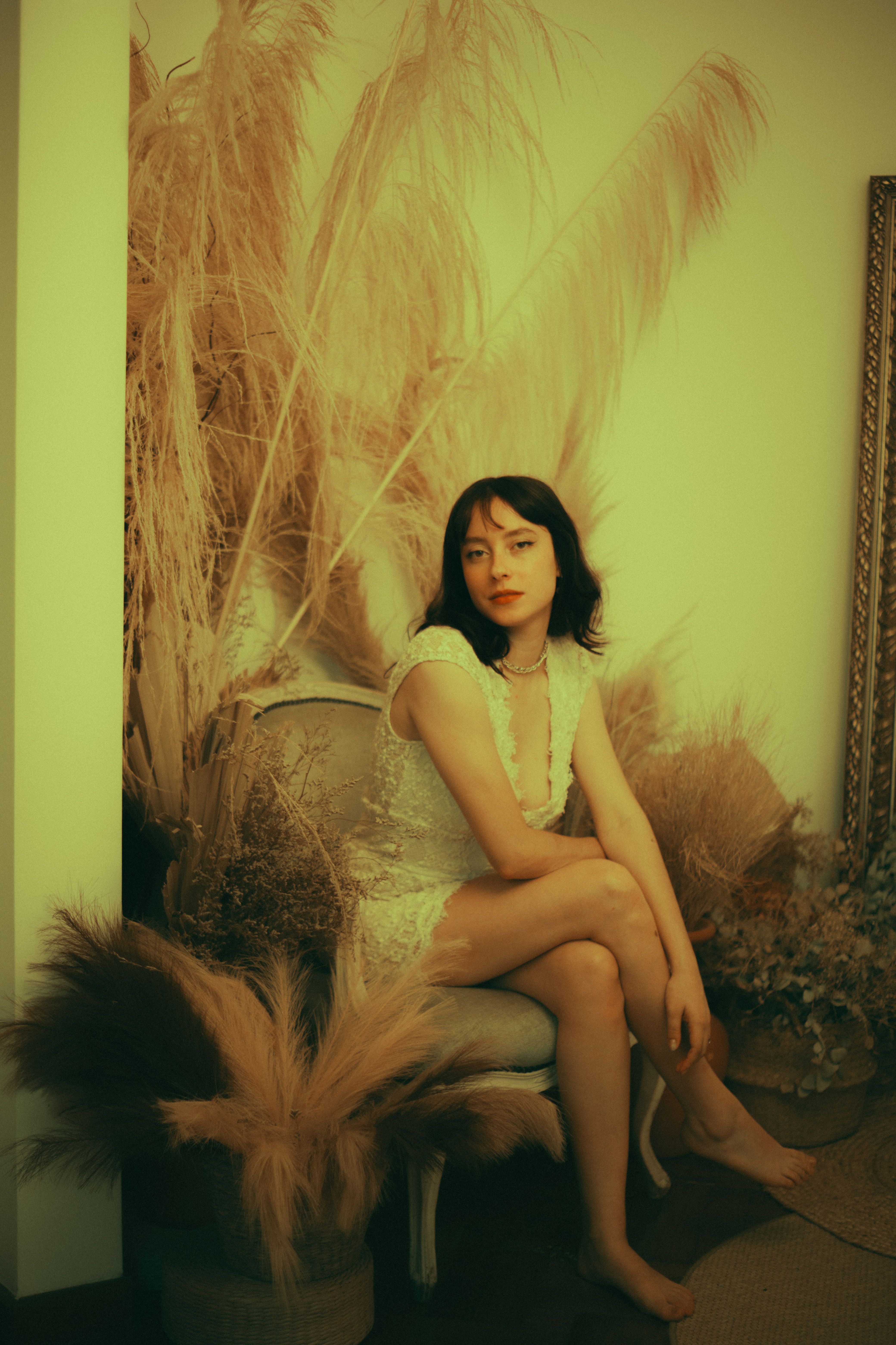 Elegant Woman in Vintage-Themed Portrait · Free Stock Photo
