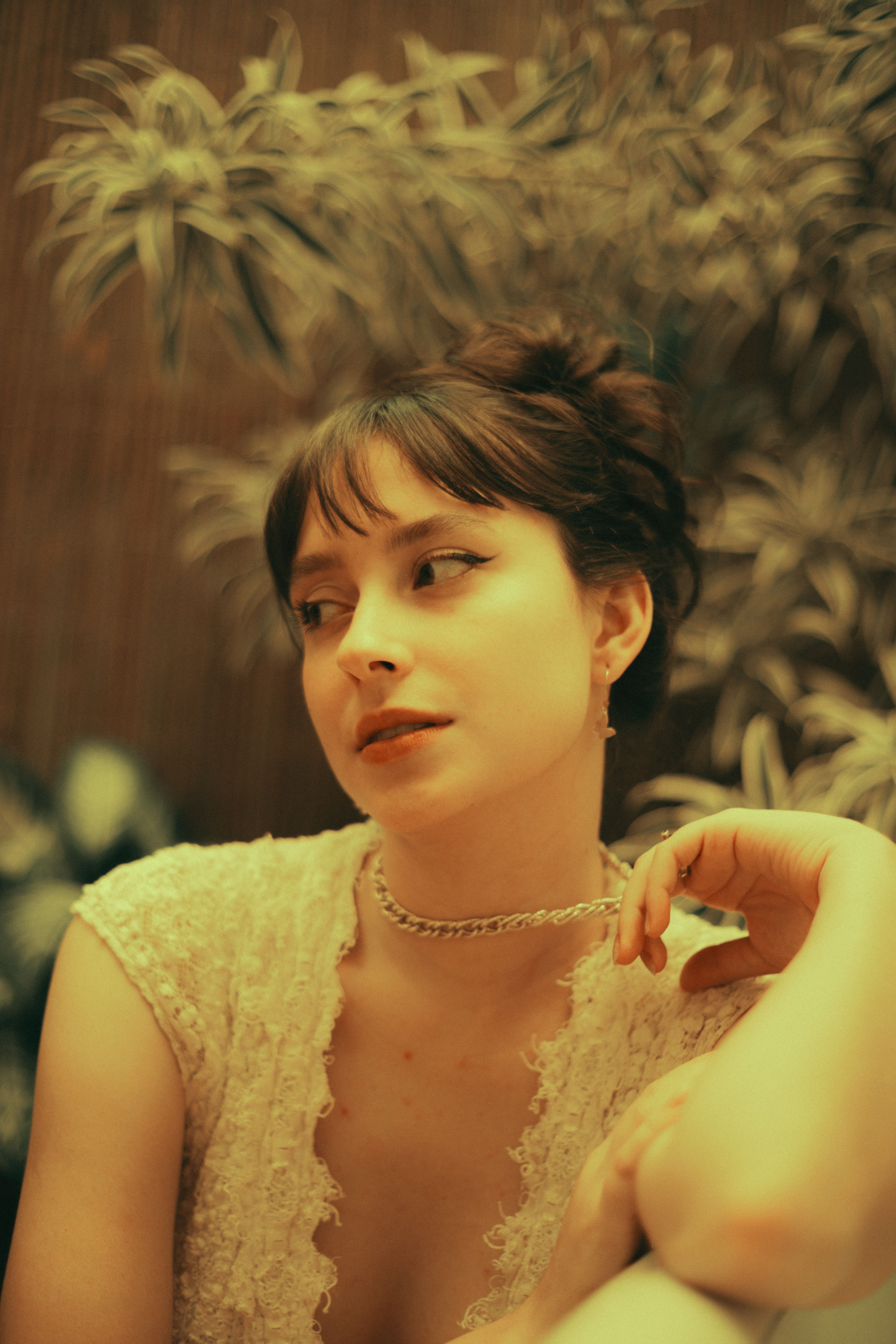 Elegant Vintage Style Woman Portrait Indoors · Free Stock Photo