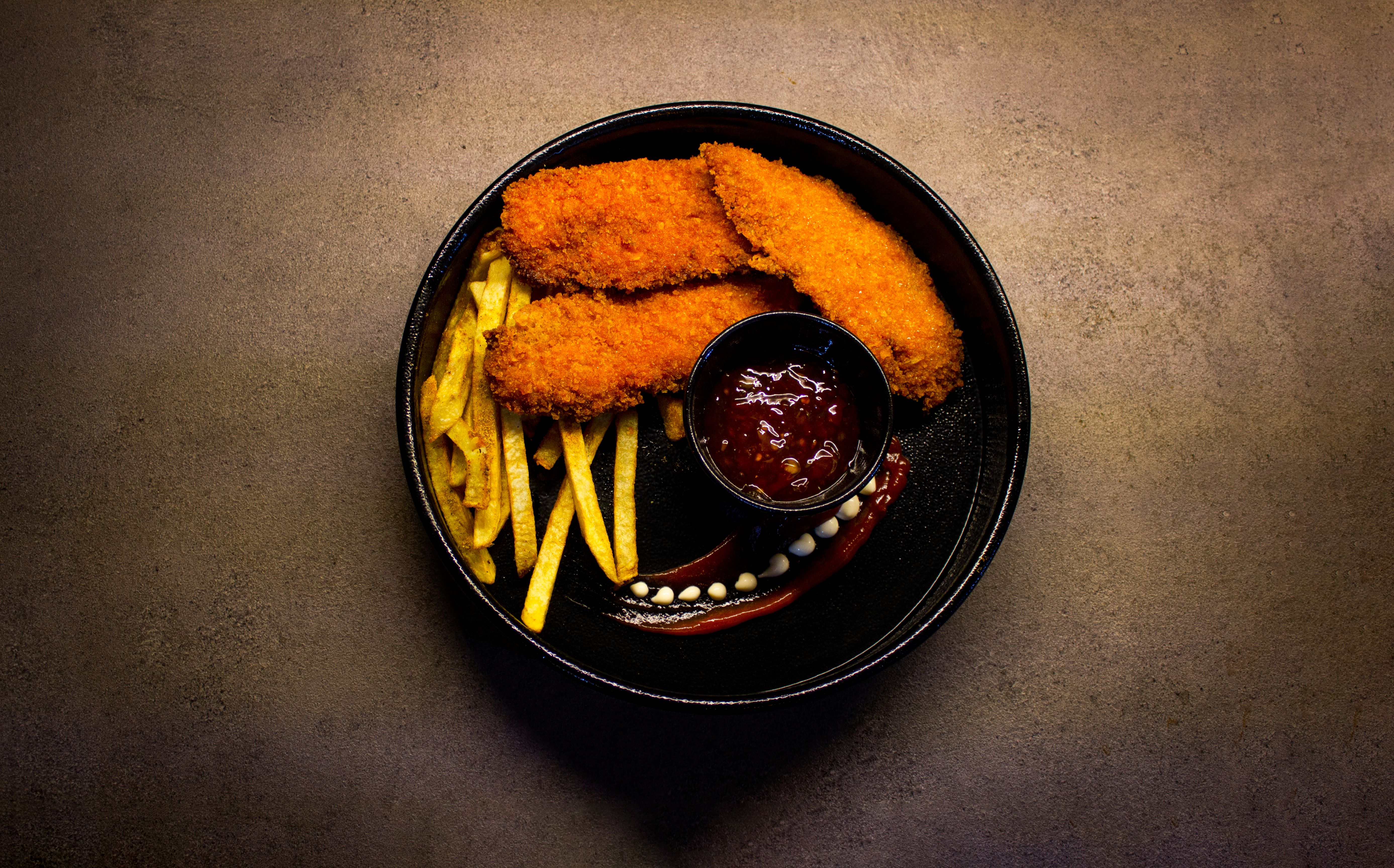 Weeknight Fried Chicken with Roasted Vegetables