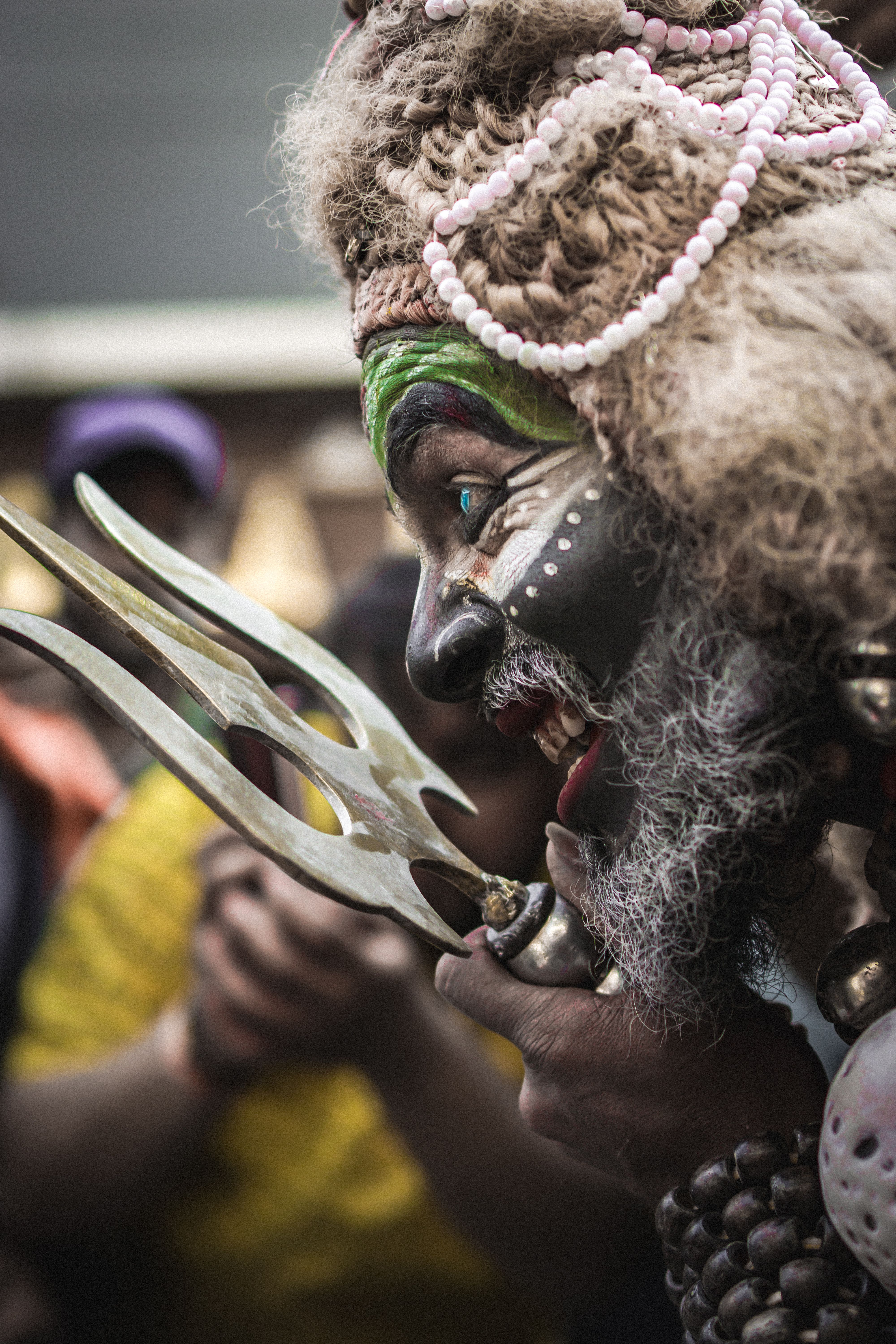 Vibrant Ritual Performance in Varanasi, India · Free Stock Photo