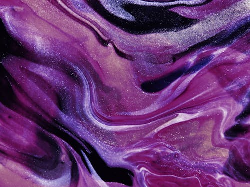 Фиолетовое Абстрактное Искусство