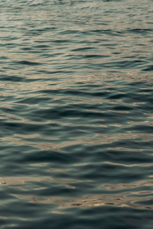 Free Serene view of ocean waves with gentle ripples under soft lighting, capturing the peaceful essence of water. Stock Photo