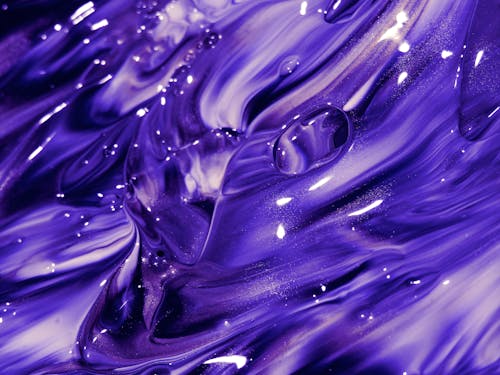 紫の抽象的なイラスト