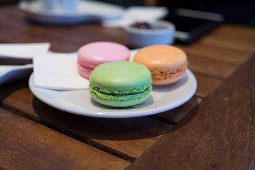 Close-up of Macaroons