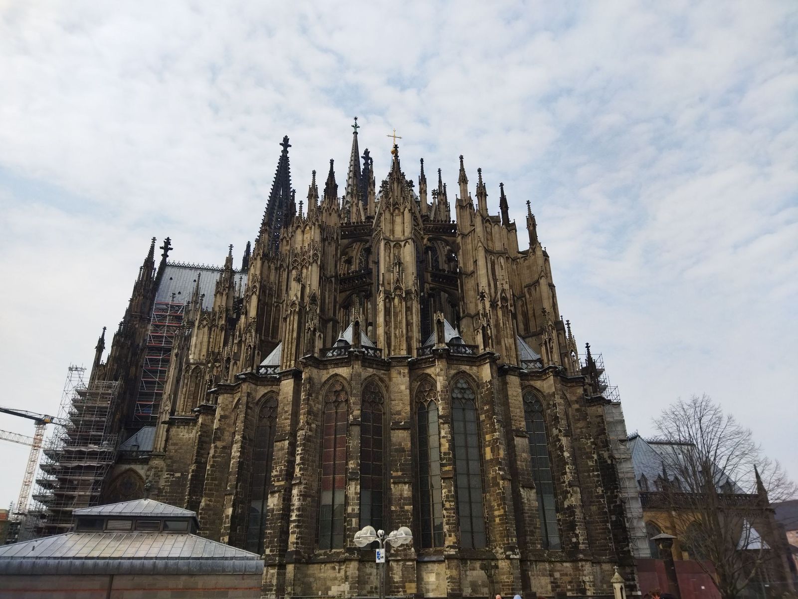 Aan de dom van Keulen is 632 jaar gebouwd