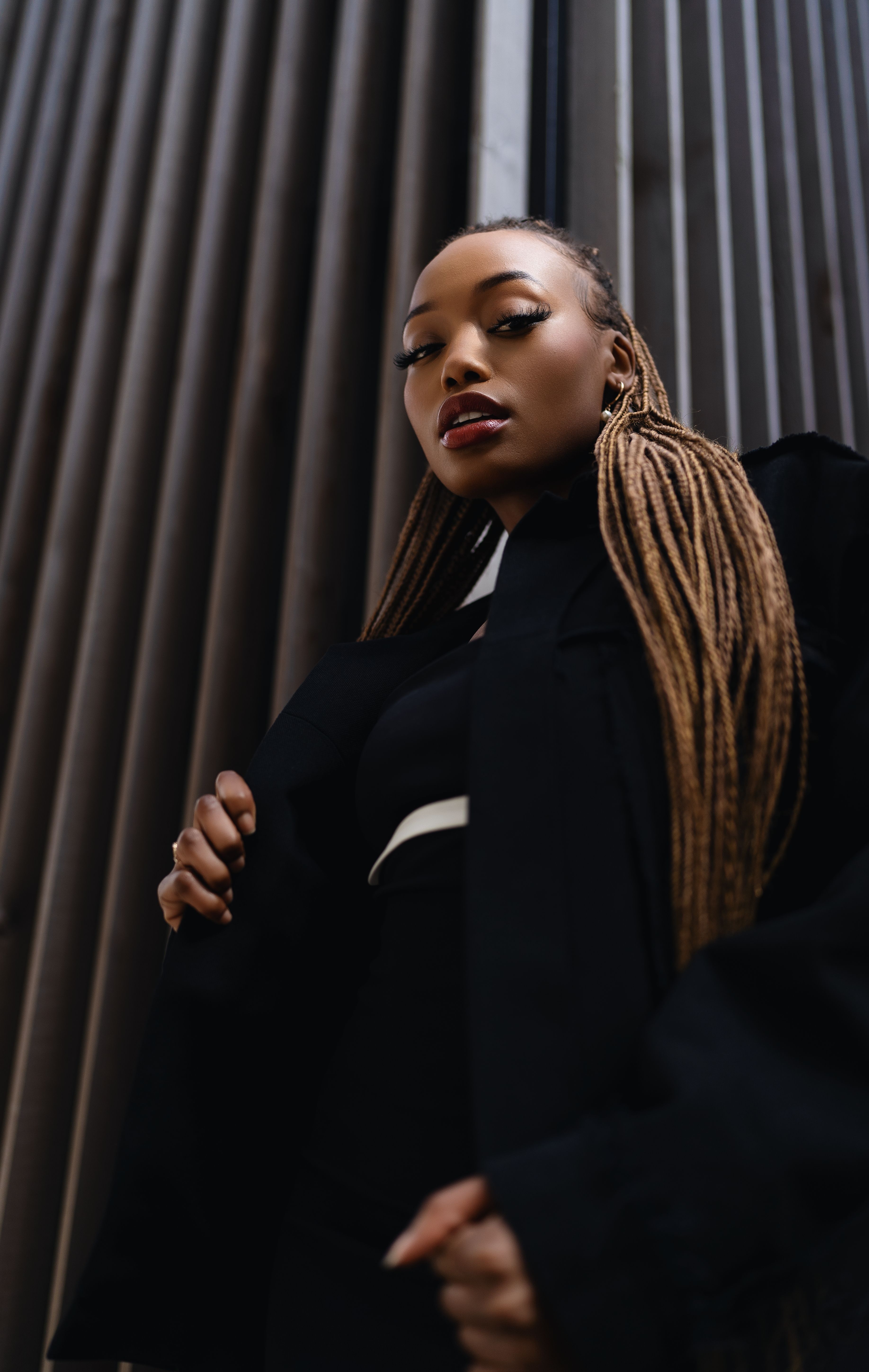 Confident Woman in Modern Fashion Photo Shoot · Free Stock Photo
