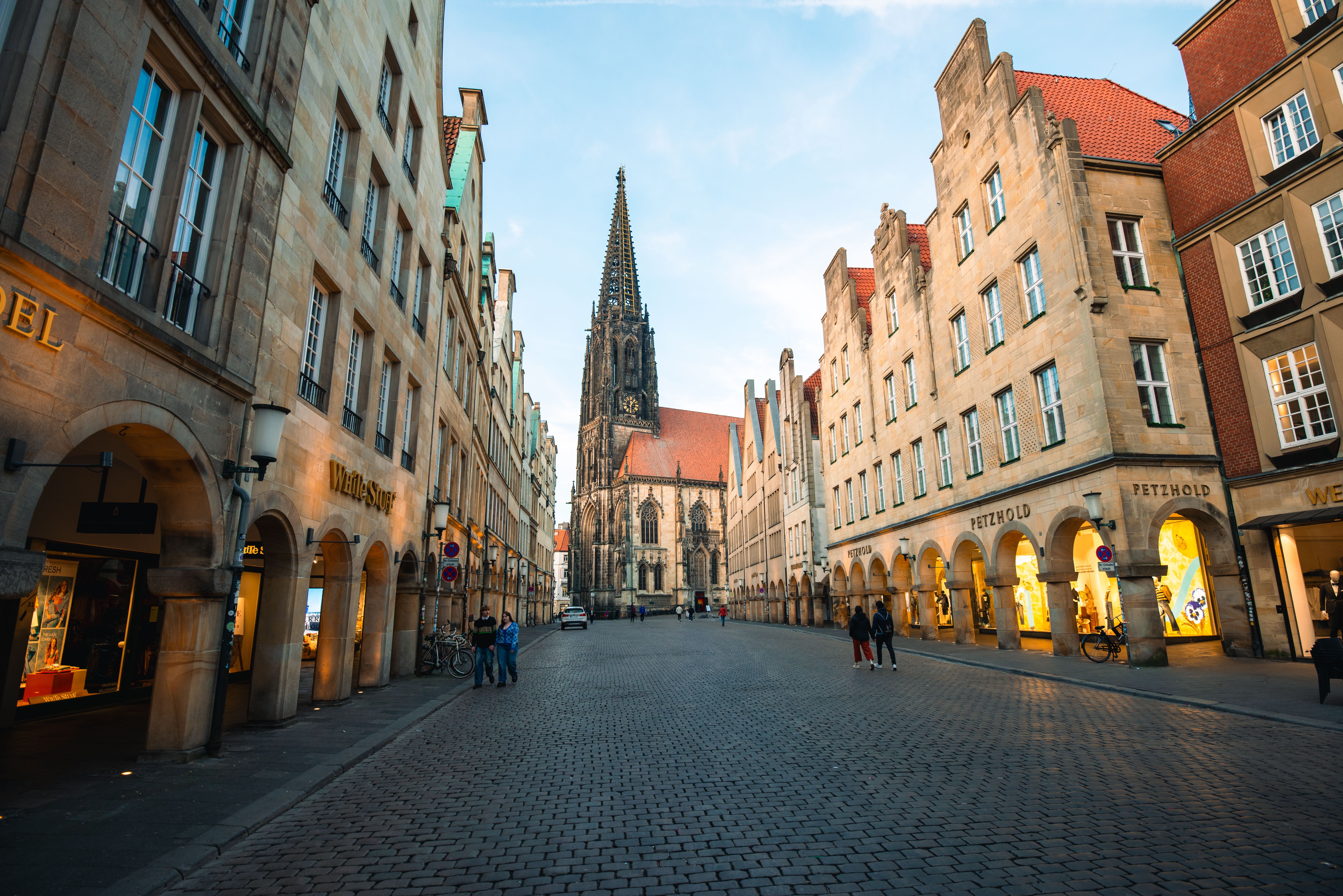 Münster Aasee und Stadtansicht