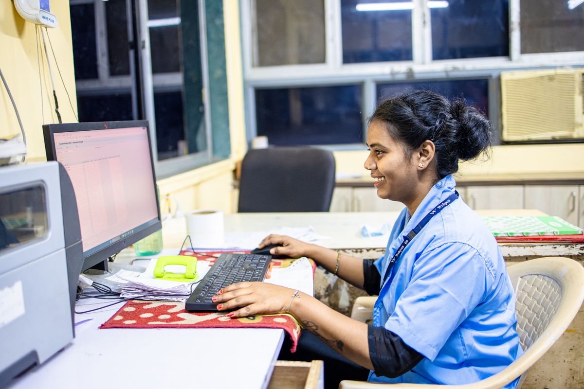 Man Using a Computer · Free Stock Photo