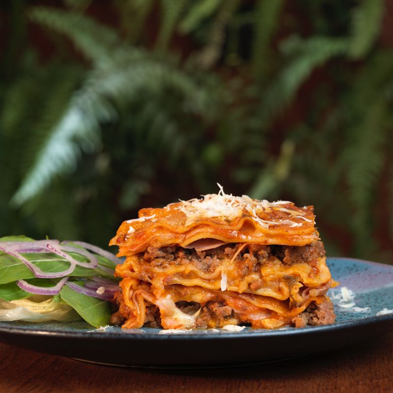 One-Pot Ground Pork and Mushroom Lasagna