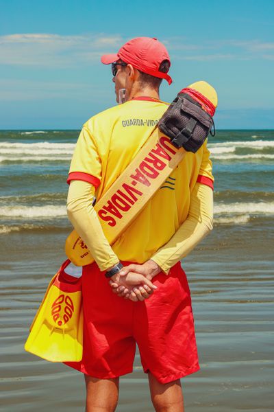 Lead instructor on beach patrol