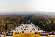 People in Sun Yat Mausoleum
