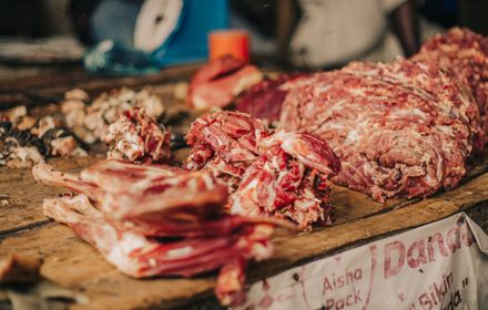 Mutton bouilli et abats, base nomade.