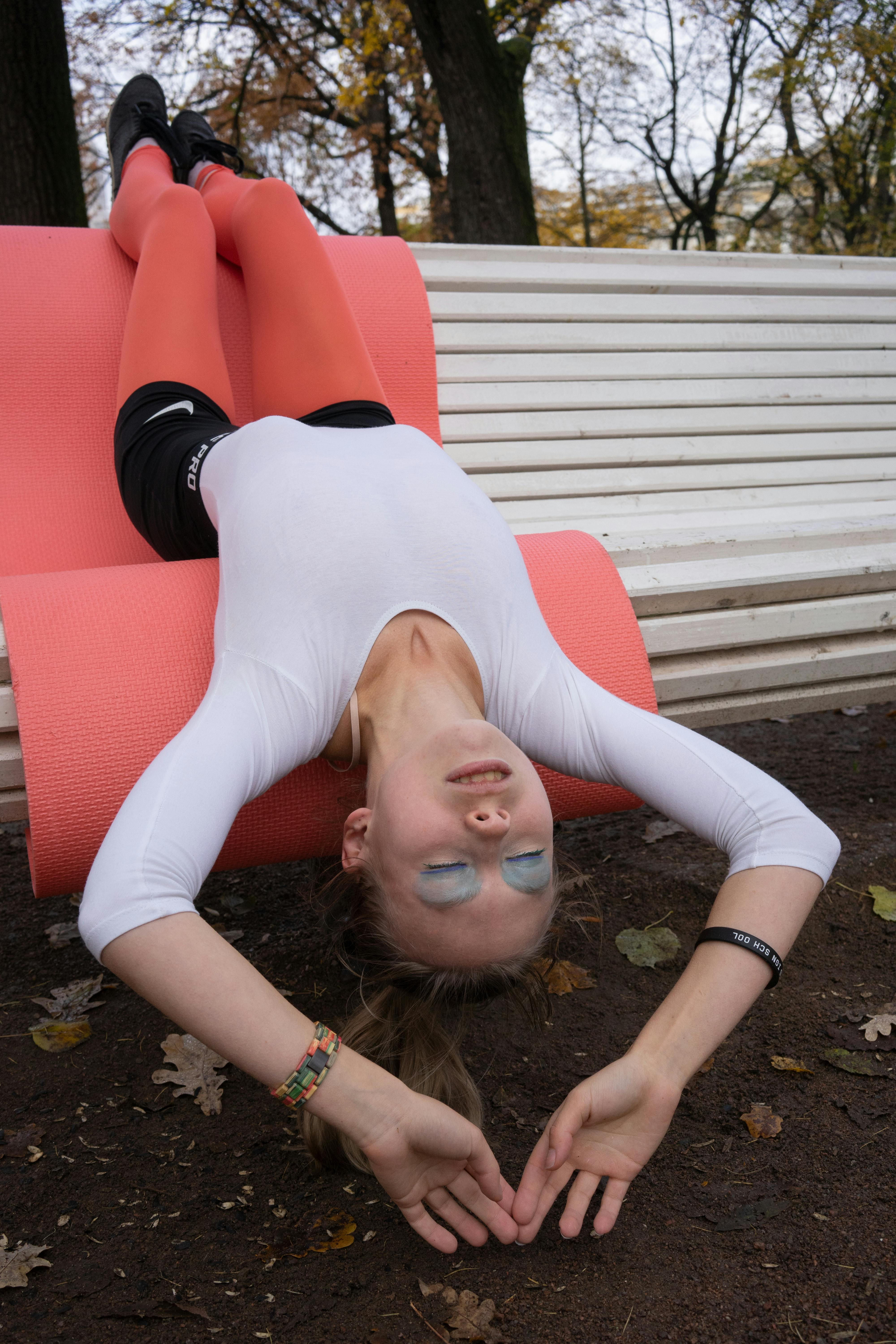 Woman On Bench