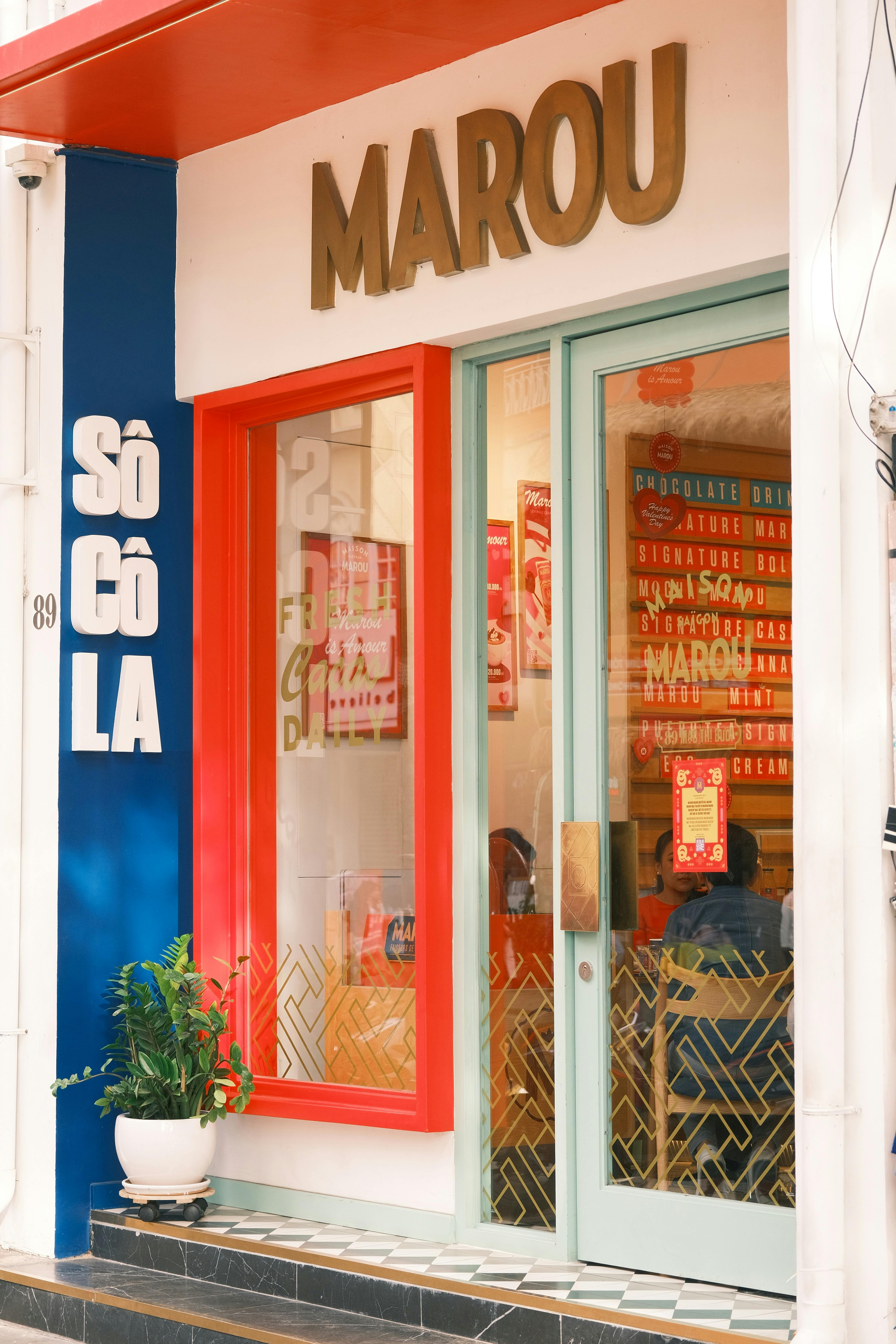 The exterior of a popular Auckland restaurant, showcasing its unique ambiance and design.